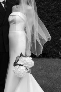 Detailaufnahme des Brautstraußes