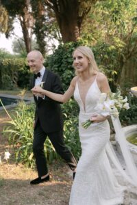 Brautpaarauszug nach der Trauung